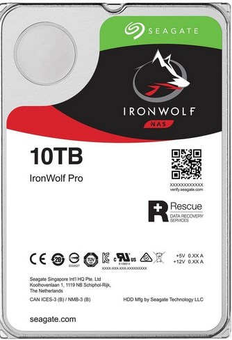 Тврд диск Seagate IronWolf Pro ST10000NE000, 10TB, 7200 RPM, 256MB Cache