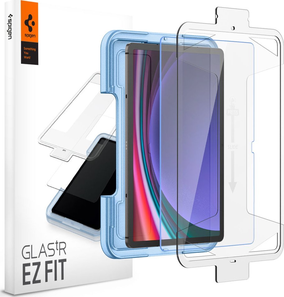 Mbrojtës ekrani Spigen Glas.tR EZ Fit për Samsung Galaxy Tab S9 11", xham i temperuar 9H, transparent
