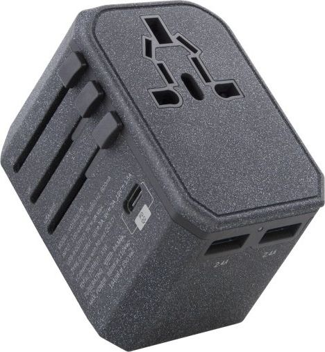 Karikues muri Uniq UNIQ137, 2x USB A, 1x USB C, 3A, gri