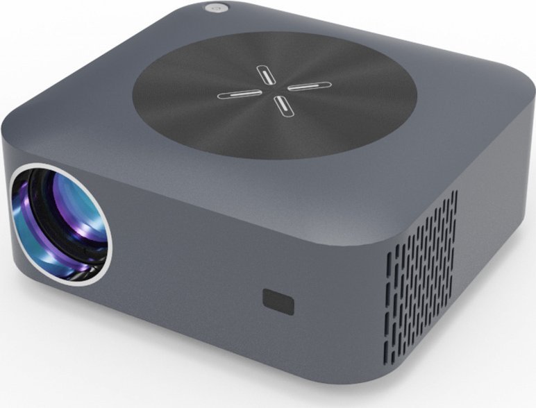 Projektor multimedia Art X6pro, LED Full HD, Android TV, Wi-Fi Bluetooth, i bardhë