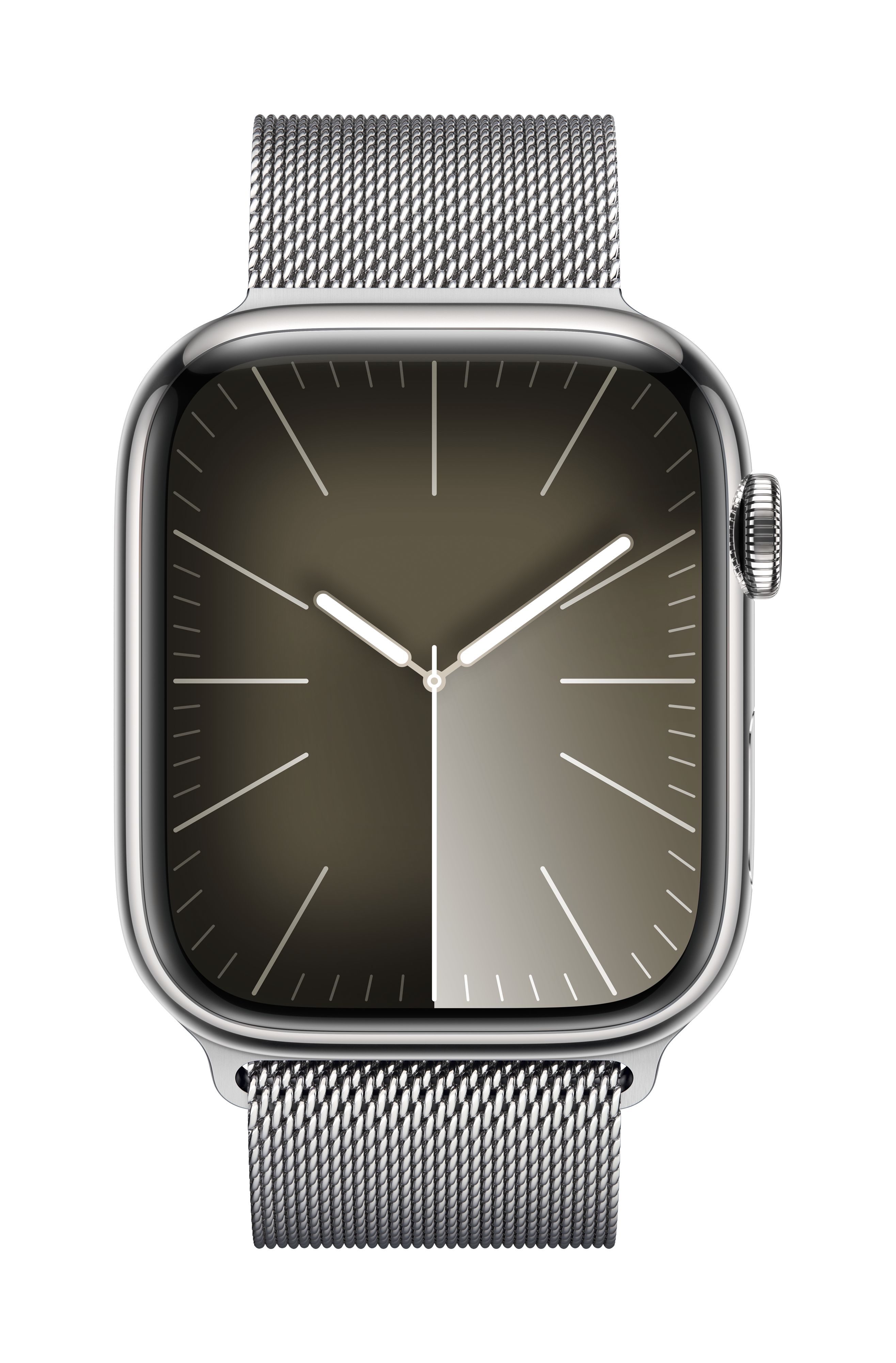 Apple Watch 45mm Band, Silver Milanese Loop