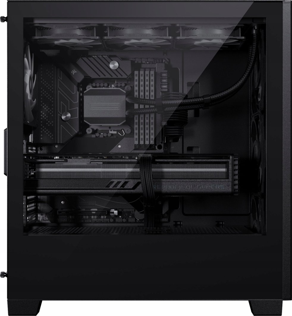 Kuti kompjuteri Phanteks XT Pro Mid Tower, ATX, gaming, e zezë