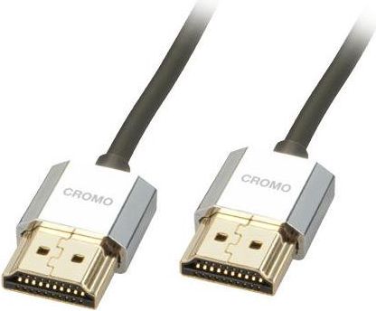 LINDY CROMO Slim High Speed HDMI Кабел, 2 m