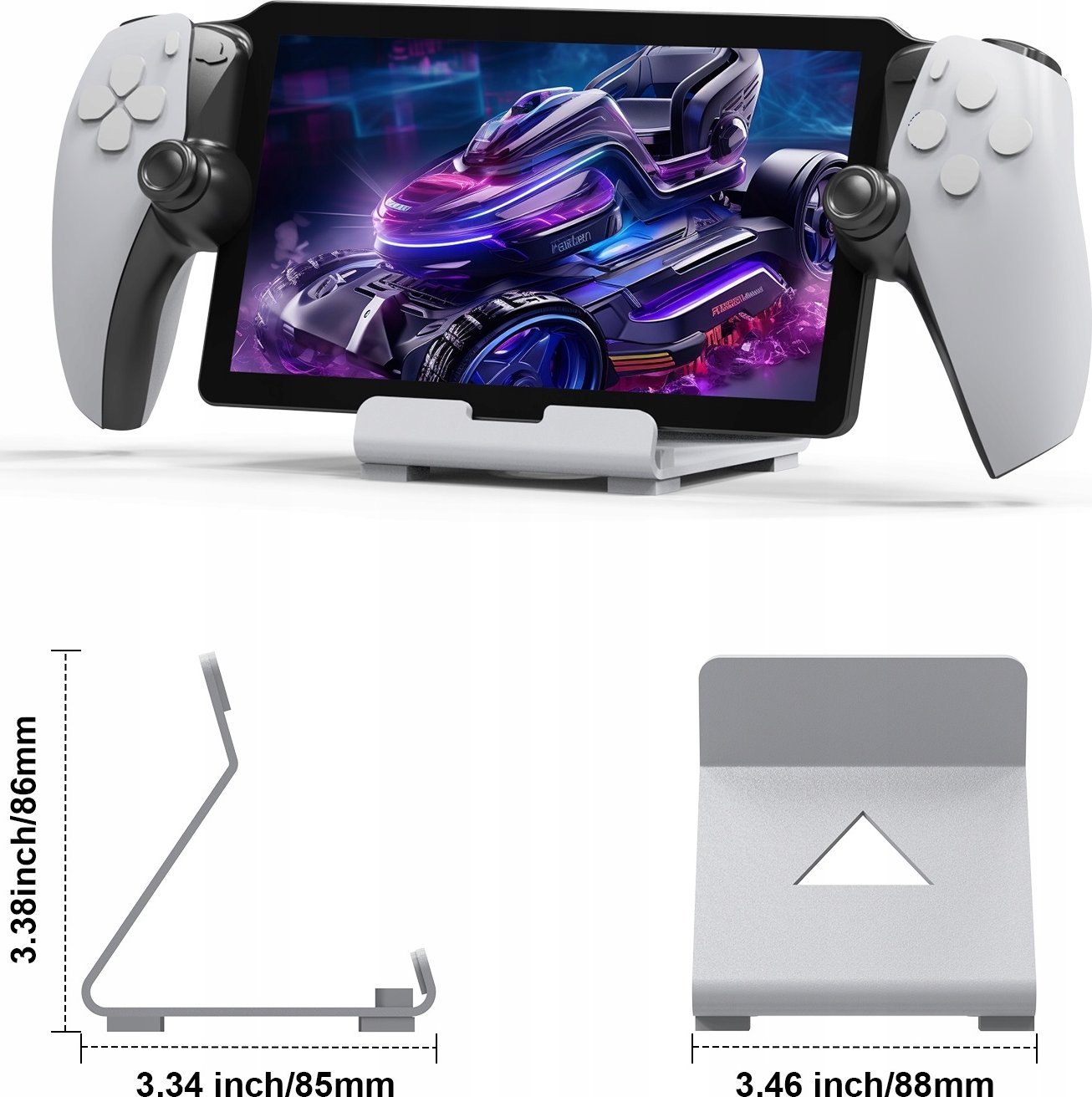 Носач за конзоли JYS P5185, алуминиум, универзален, бел