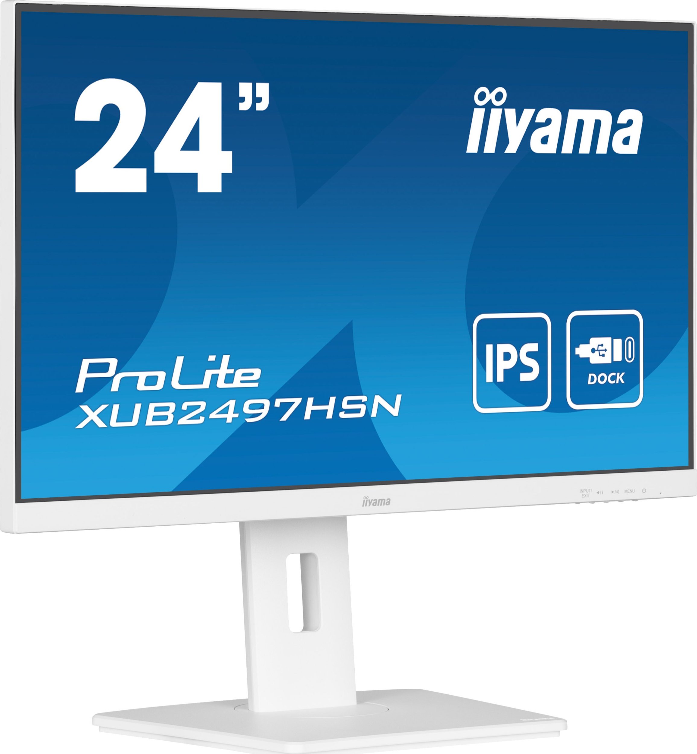 Монитор Iiyama ProLite XUB2497HSN W2, 23.8\", Full HD IPS, бел