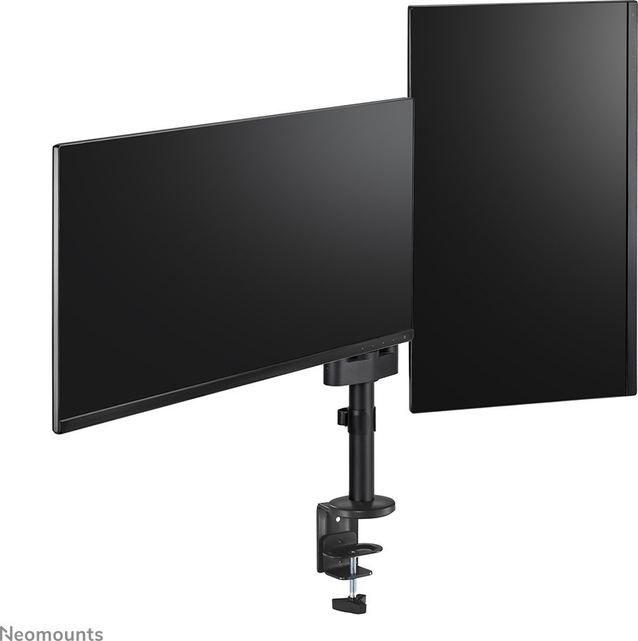 Mbajtës tavoline Neomounts DS60-425BL2, për 2 monitorë 17"-27", VESA 75x75 100x100, i zi