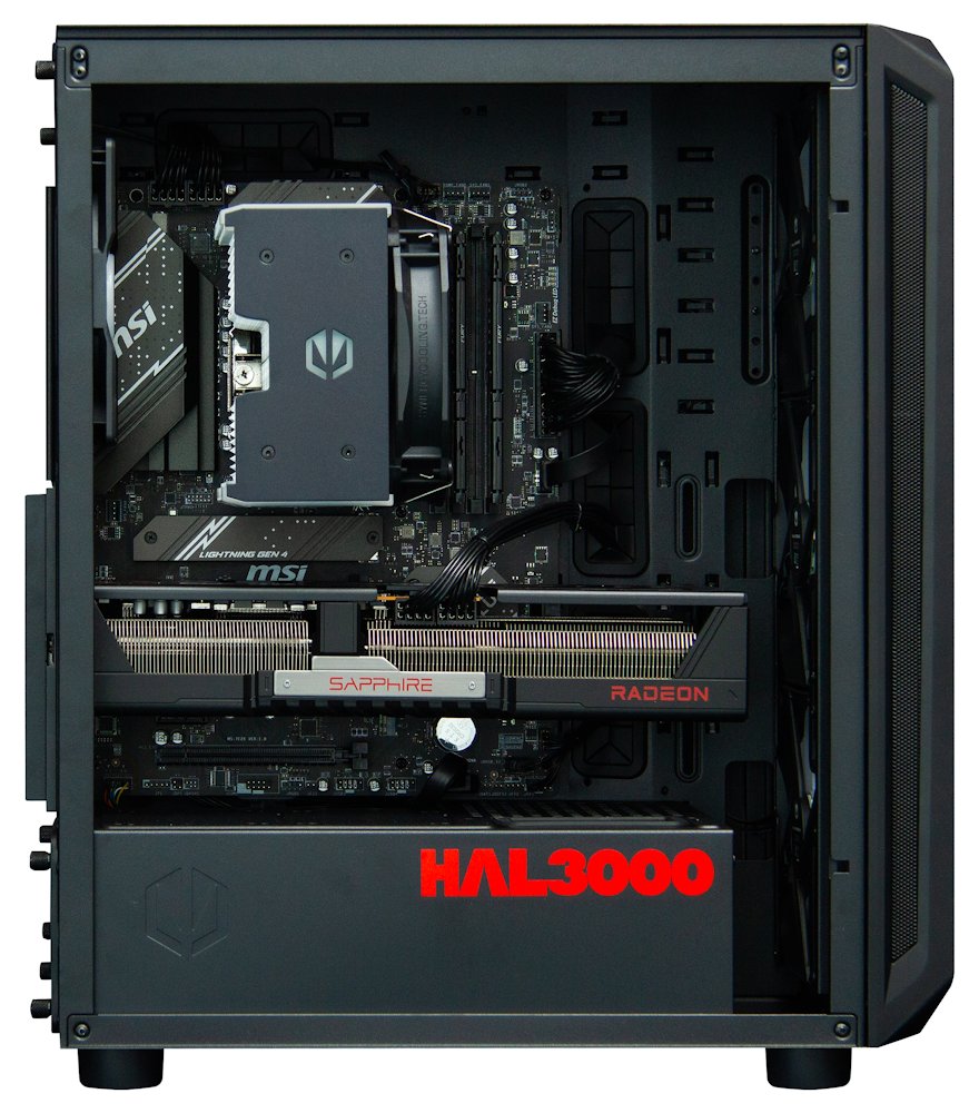 Kompjuter HAL3000 Alfa Gamer Pro XT, AMD Ryzen 7 7800X3D, 32GB RAM DDR5, 2TB PCIe4 SSD, AMD RX 9070 XT, i zi
