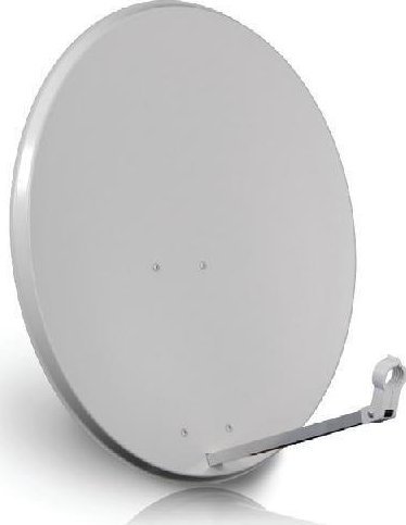 Сателитска антена CORAB ASC-800TA-J LIGHT, чинија 80cm, добивка 37dB, сива