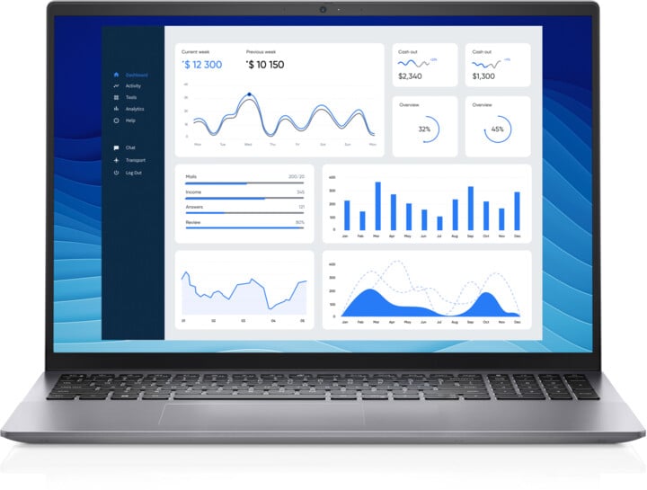 Laptop Dell Vostro 16 (5625), 16 ", AMD Ryzen 5, 8GB RAM, 256GB SSD, AMD Radeon Graphics, gri