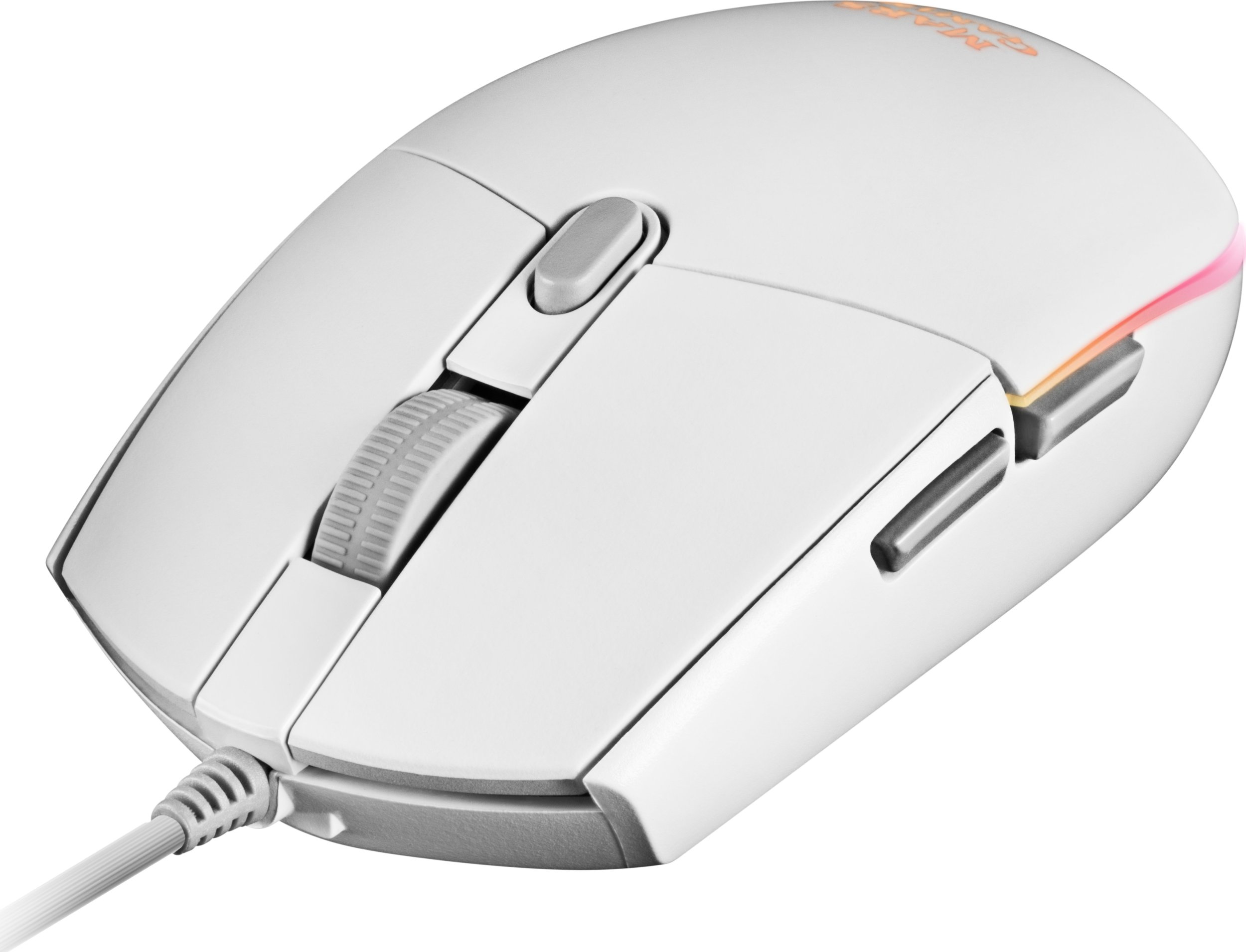 Maus gaming Mars Gaming MMG, 3200 DPI, RGB, i bardhë