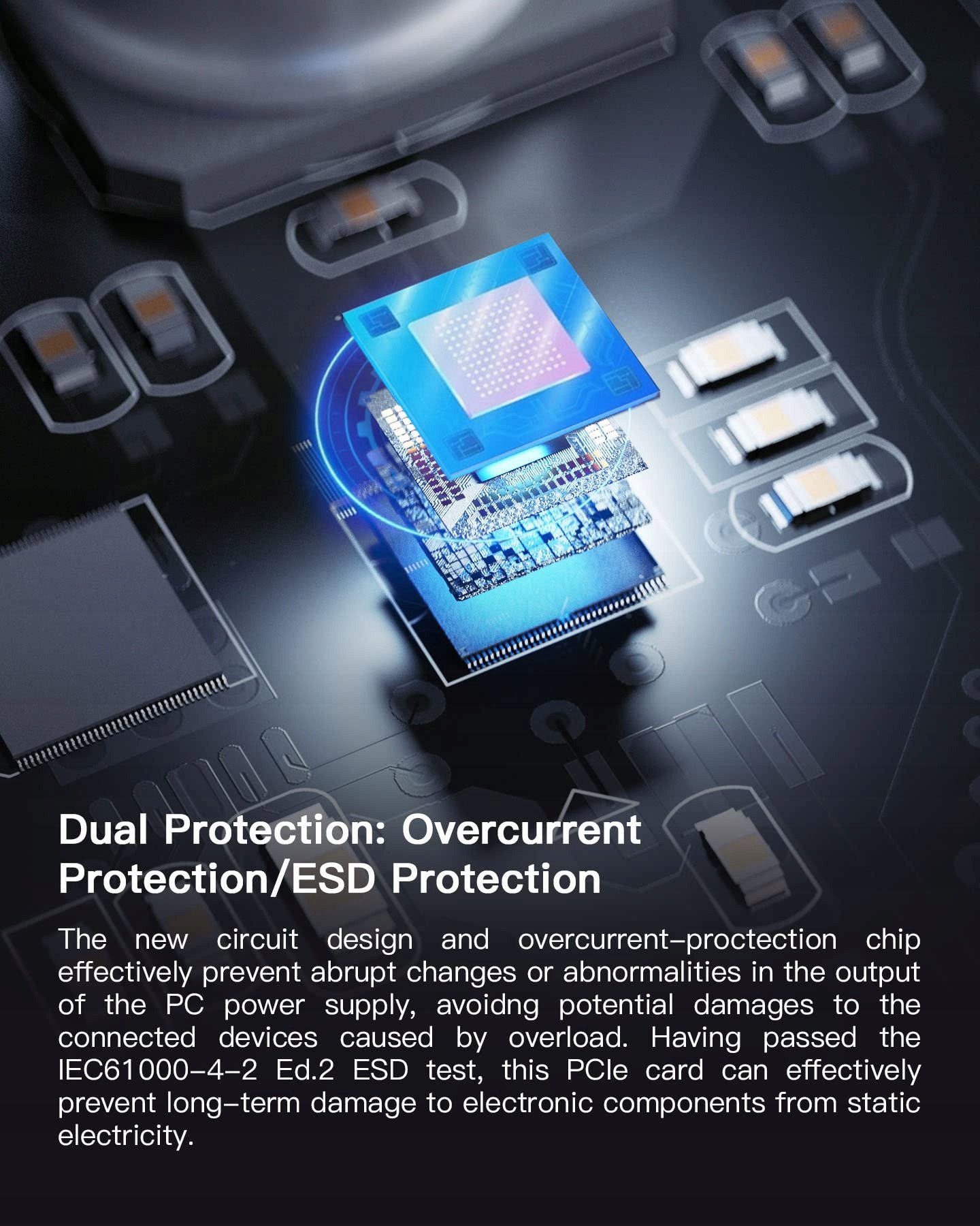 Kartë kontrolluese Inateck PCIe USB 3.2 Gen 2, 2x USB C, 6x USB A, 16 Gbps