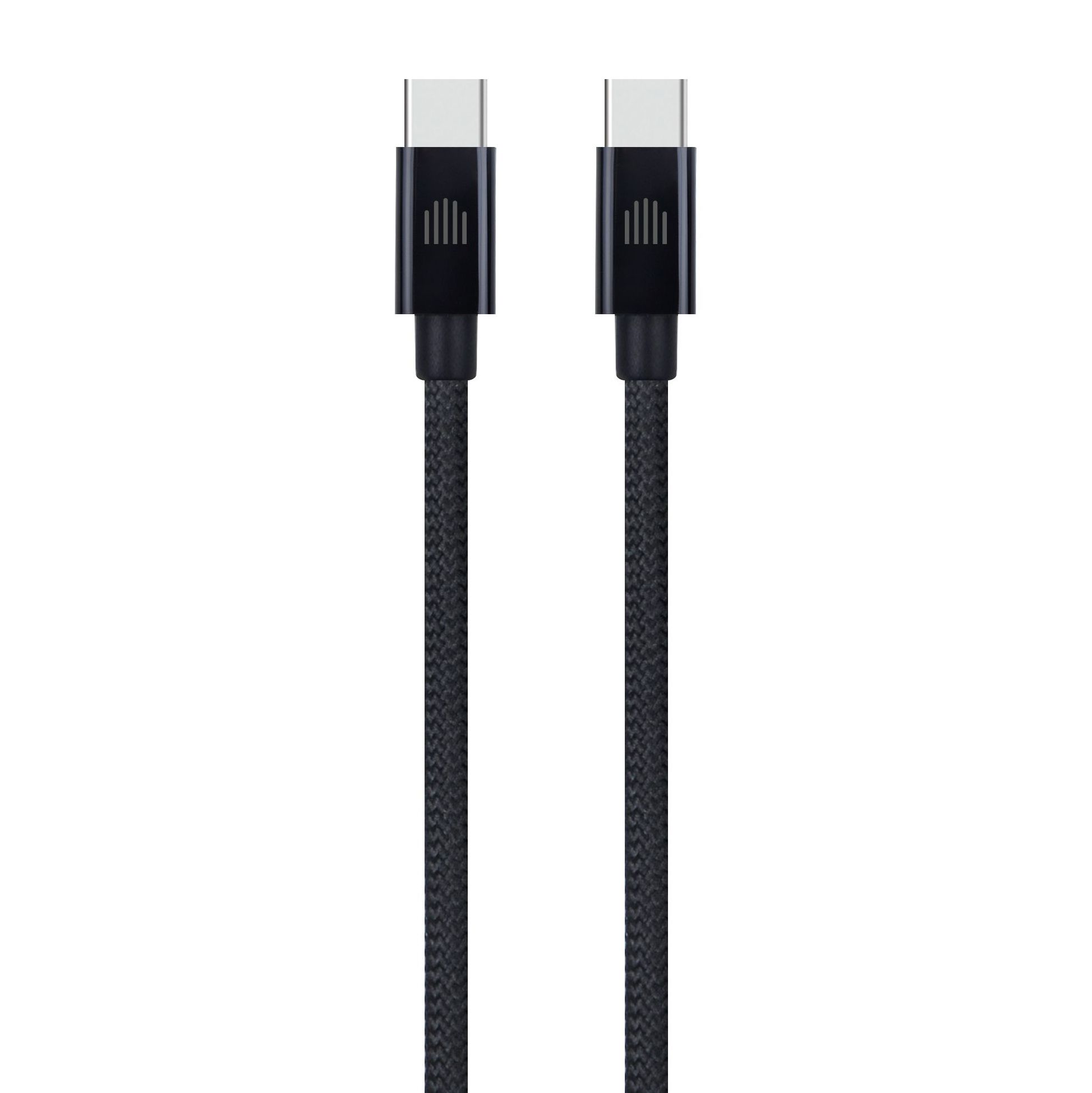 Dviced Cable USB-C To USB-C Nylon Textile 1,25M, Black