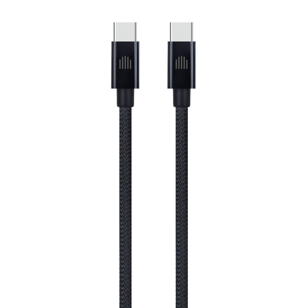 Dviced Cable USB-C To USB-C Nylon Textile 1,25M, Black