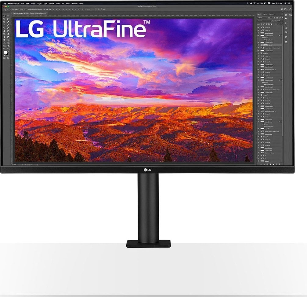 Monitor LG UltraFine 32UN880P-B Ergo, 31.5'', 3840 x 2160, i zi