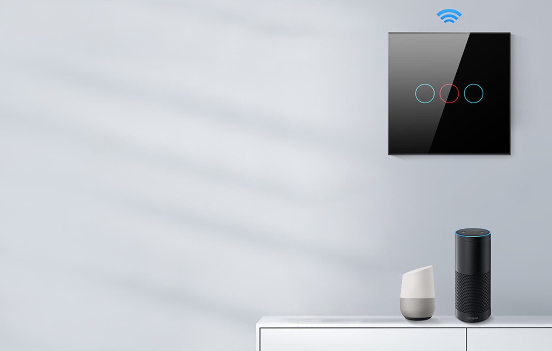 Çelës ndriçimi inteligjent Avatto ZigBee Single Light Switch 10A Tuya, me prekje, i bardhë