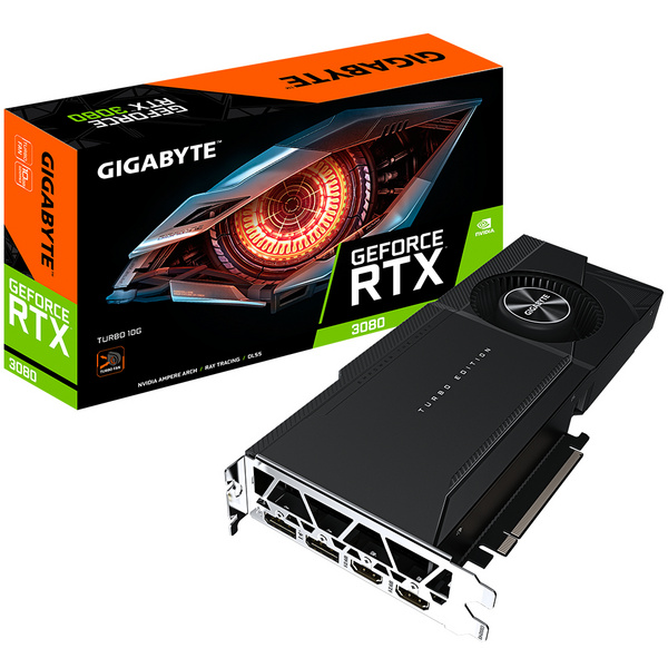 Графичка картичка Gigabyte GV-N3080TURBO-10GD NVIDIA GeForce RTX 3080 10 GB GDDR6X