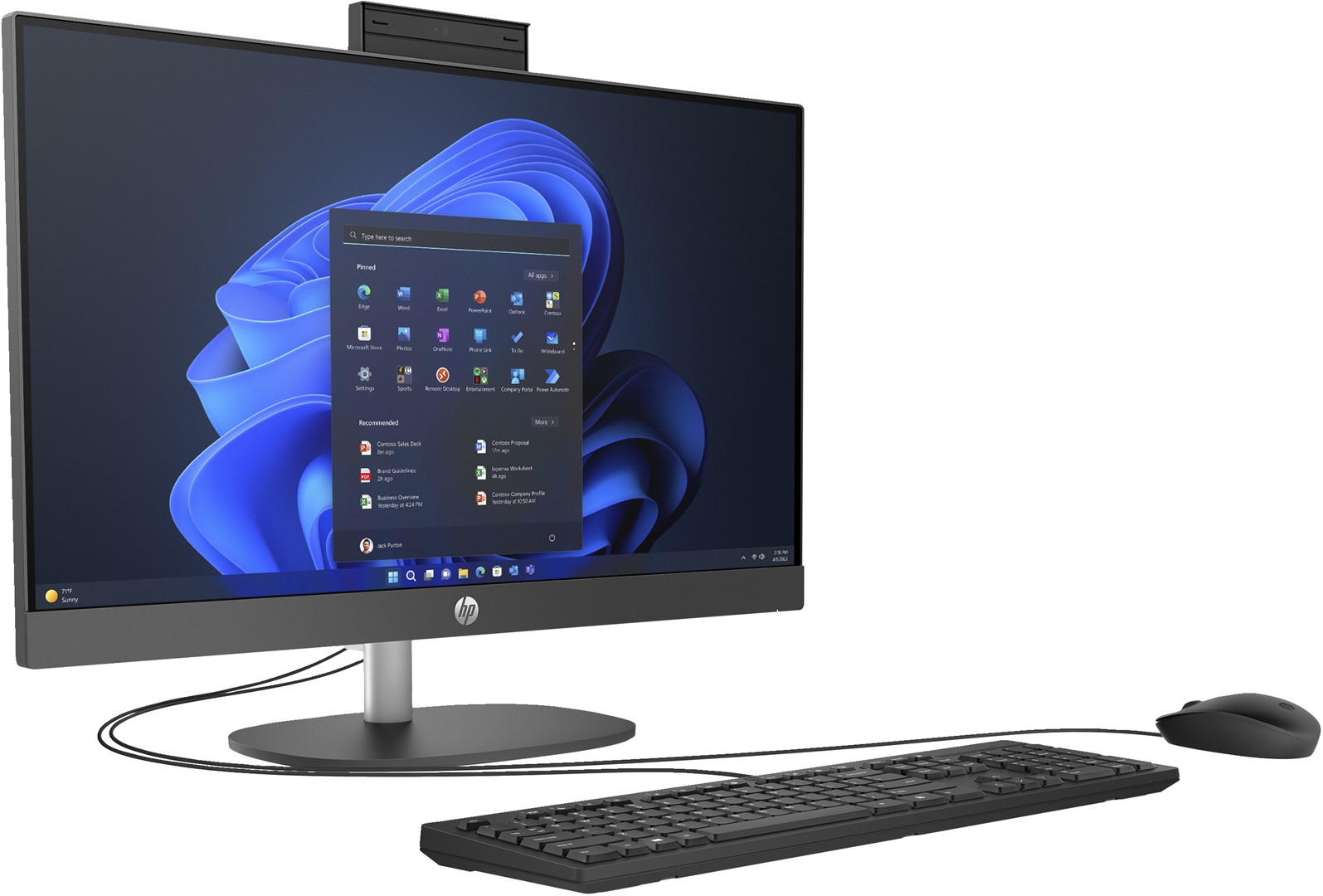 Kompjuter All-in-One HP 240 G10, i5-1335U 8GB 512GB, i zi