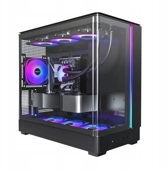Kornizë PC Montech KING 15 PRO, MicroATX Tower, ARGB, e zezë