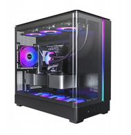 Куќиште за персонален компјутер Montech KING 15 PRO, MicroATX Tower, ARGB, црно