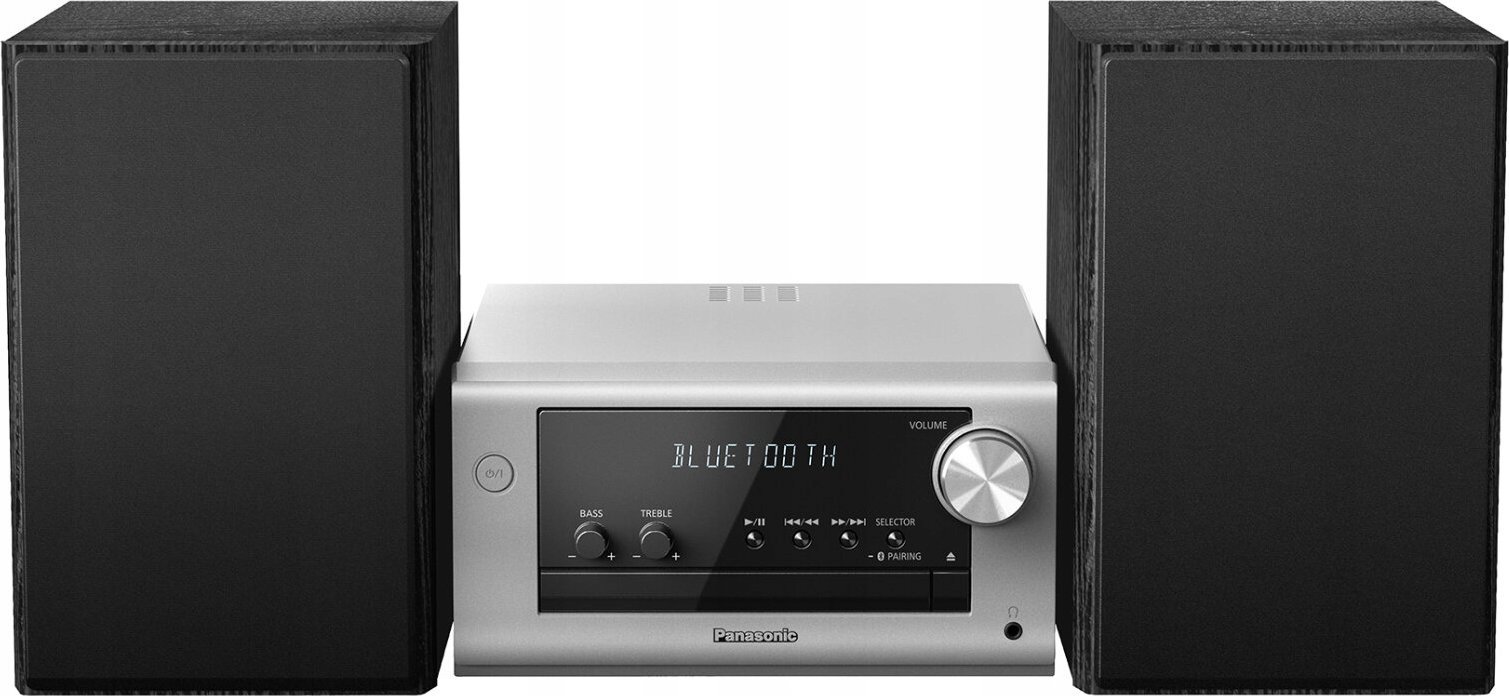 Музички систем Panasonic SC-PM704EG-S, HiFi Micro, DAB+, Bluetooth, сребрен