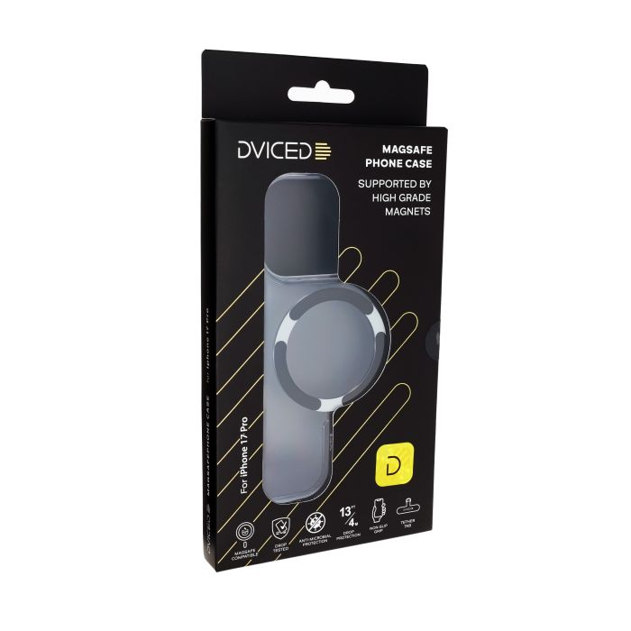 Dviced MagSafe iPhone 17 Pro Clear Case, Black