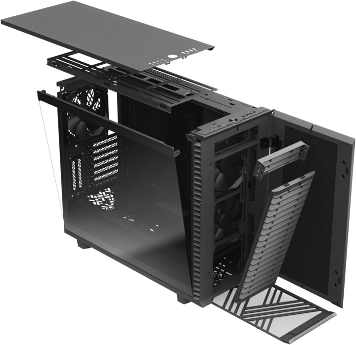 Kasë Fractal Design Define 7, hirtë