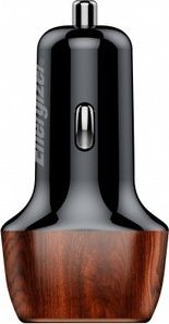 Ngarkues veture Energizer Ultimate Charger, 38W, USB C PD dhe USB A QC3.0, ngjyrë walnut