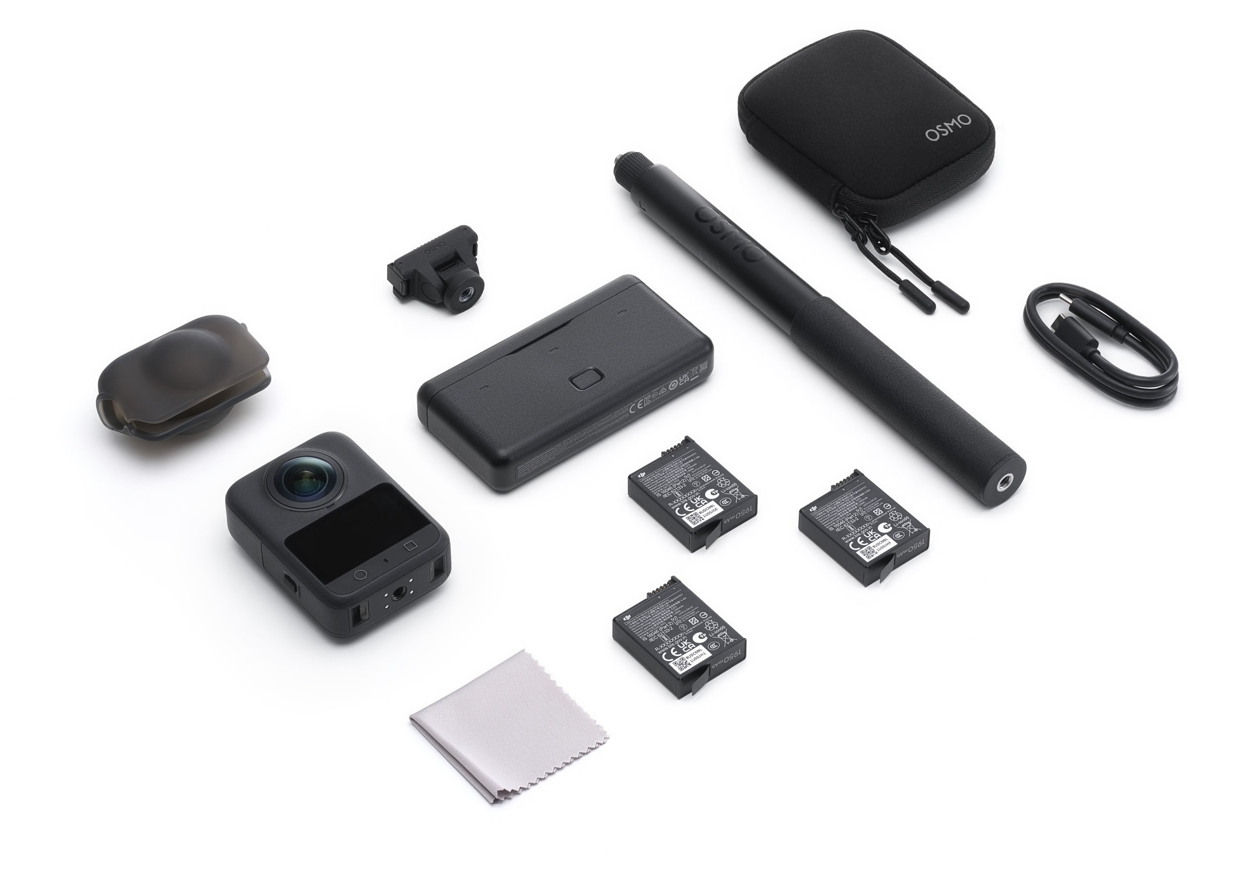 Акциона камера DJI Osmo 360 Adventure Combo, 360°, HDR, црна