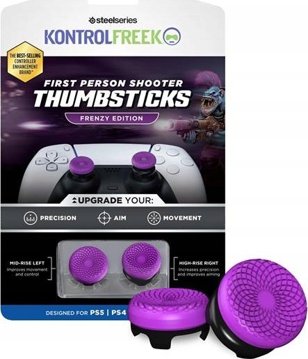 Kape thumbstick KontrolFreek Frenzy, për PS5 dhe PS4, ergonomik, rritje precize