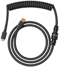 Kabull USB C Glorious Coiled Artisan, për tastiera mekanike gaming, Phantom Black