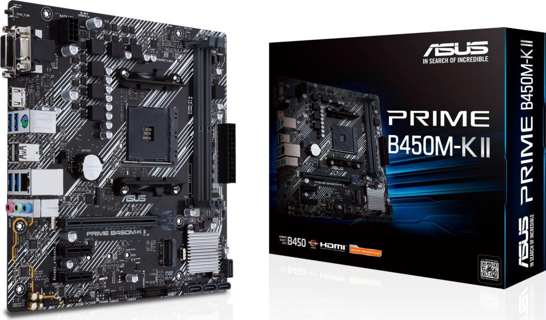 Pllakë amë Asus PRIME B450M-K II, AMD B450