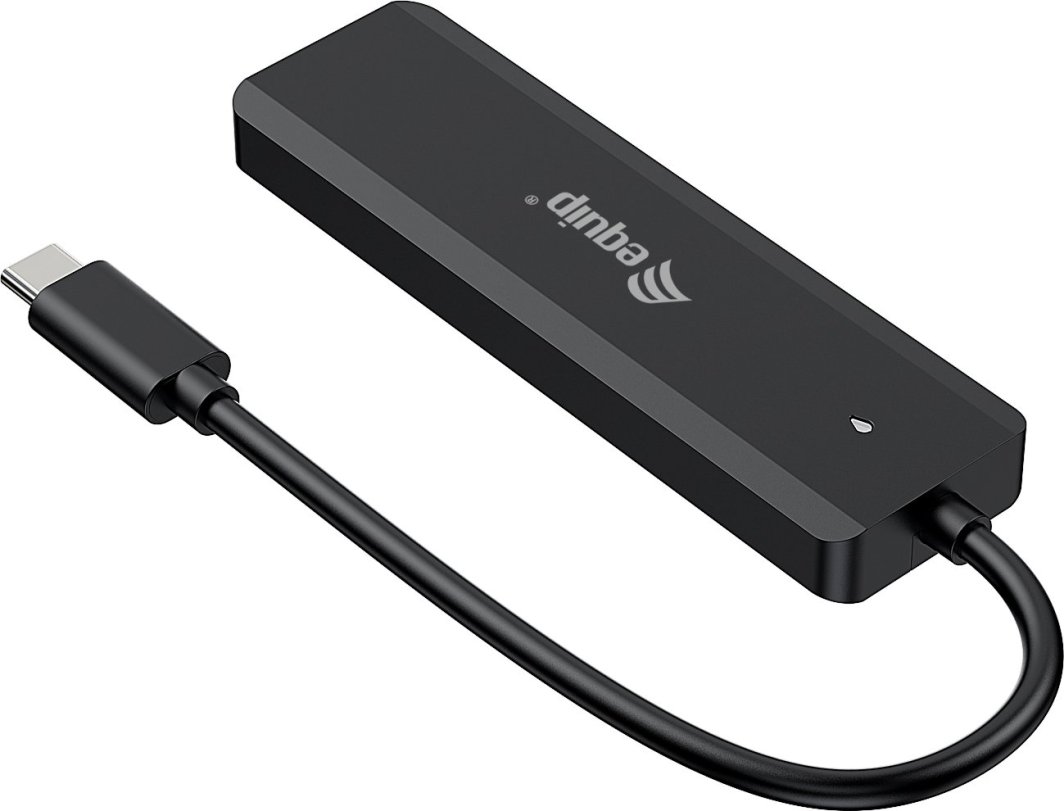 Hub USB Equip USB C 4 Porta, USB 3.2 Gen 2 10Gbps, 2x USB C 2x USB A