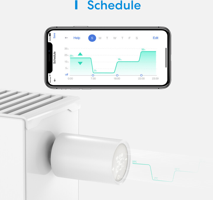Set fillestar i termostatit smart Meross - Apple HomeKit
