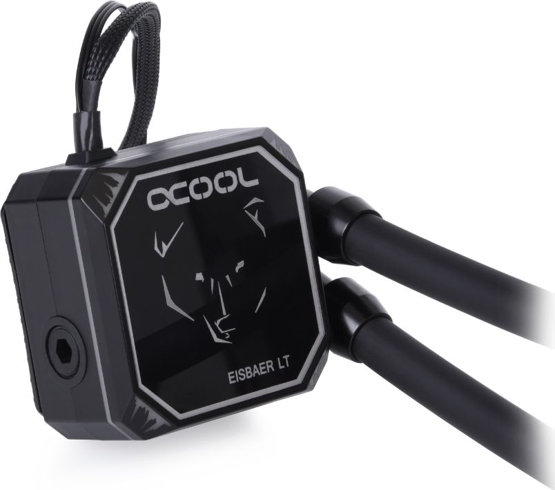 Ftohës uji për procesor Alphacool Eisbaer LT360 Aurora HPE, radiator 360mm, 3x 120mm, me RGB