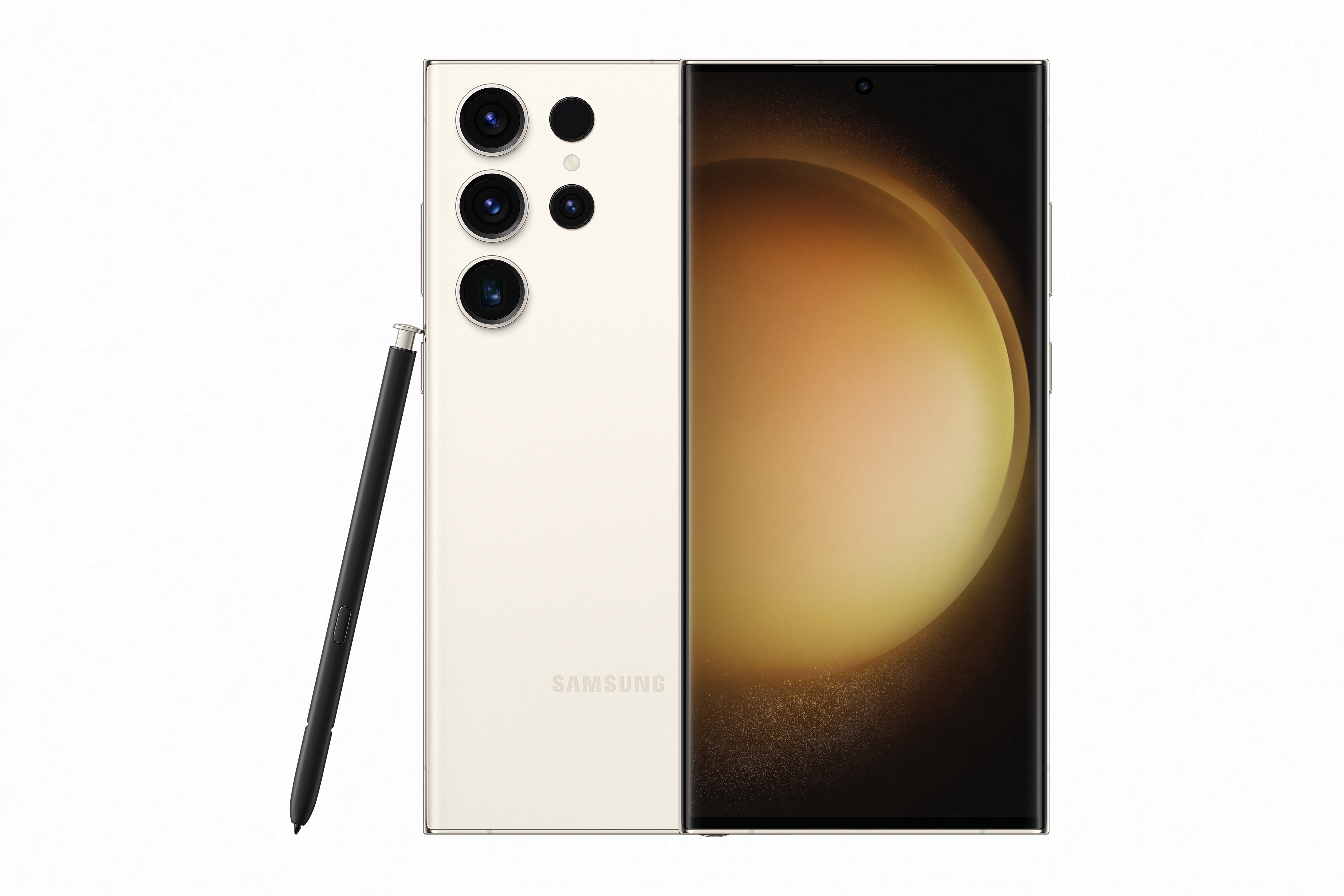 Celular Samsung Galaxy S23 Ultra, 6.8", 12GB RAM, 512GB, krem