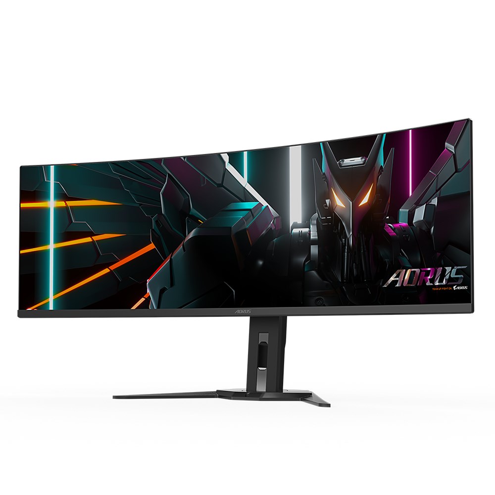 GIGABYTE CO49DQ монитор, 49", QD-OLED закривен, 144 Hz, црн