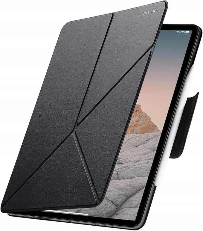 Заштитна маска Pitaka за Apple iPad Pro 12.9, тенка, црна