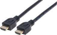 Kabllo Manhattan HDMI - HDMI, 2m, e zezë