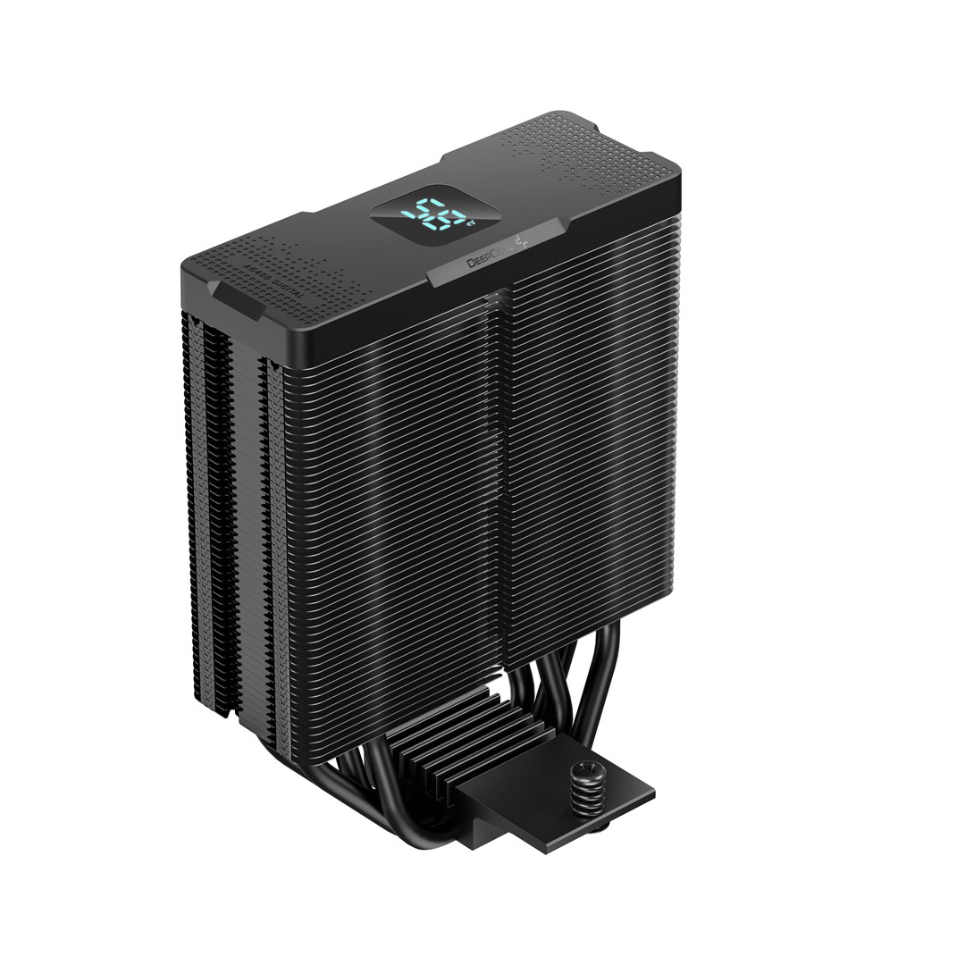 Ftohës CPU Deepcool AG400 DIGITAL PLUS, 120mm, ARGB, i zi