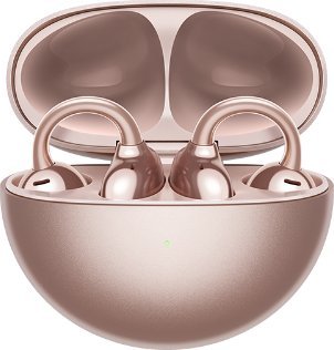 Kufje wireless Huawei FreeClip TWS, Bluetooth, USB Type C, rozë gold