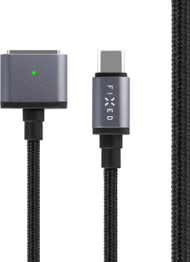 Kabllo karikues FIXED USB C në MagSafe 3, 2m, 140W, gri