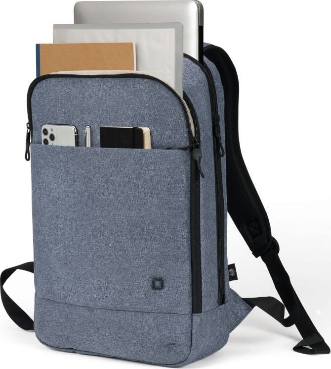 Shpinore laptopi DICOTA Slim Eco MOTION, 14.1", materiale PET të ricikluar, blu