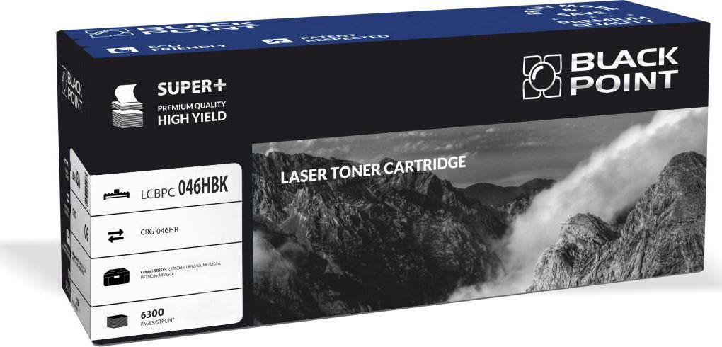Toner zëvendësues Black Point CRG-046H, i zi