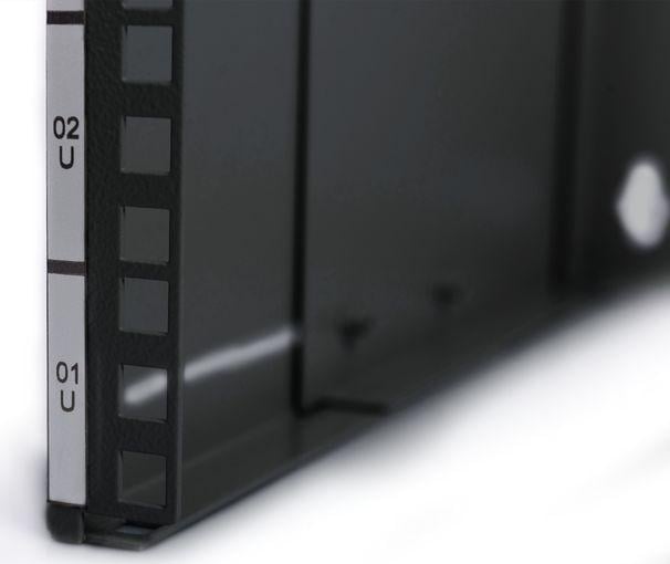 Ѕиден рам за рек Digitus, 19\", прилагодлива длабочина, црна