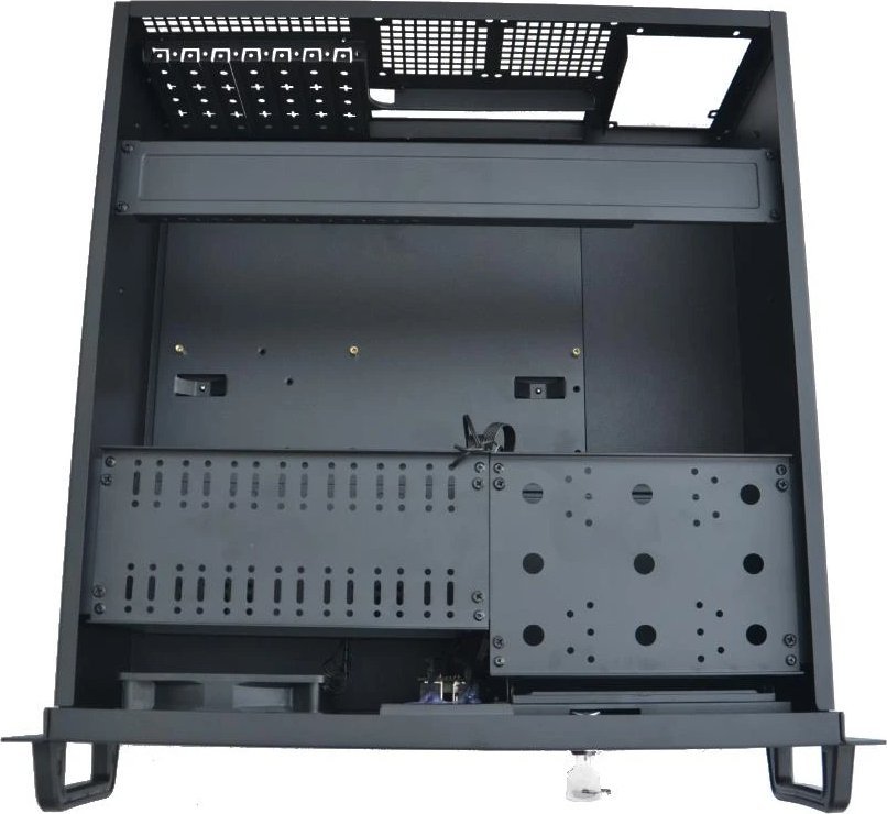 Kuti për server Gembird 19CC-4U-BASIC, ATX, 7 slota, e zezë