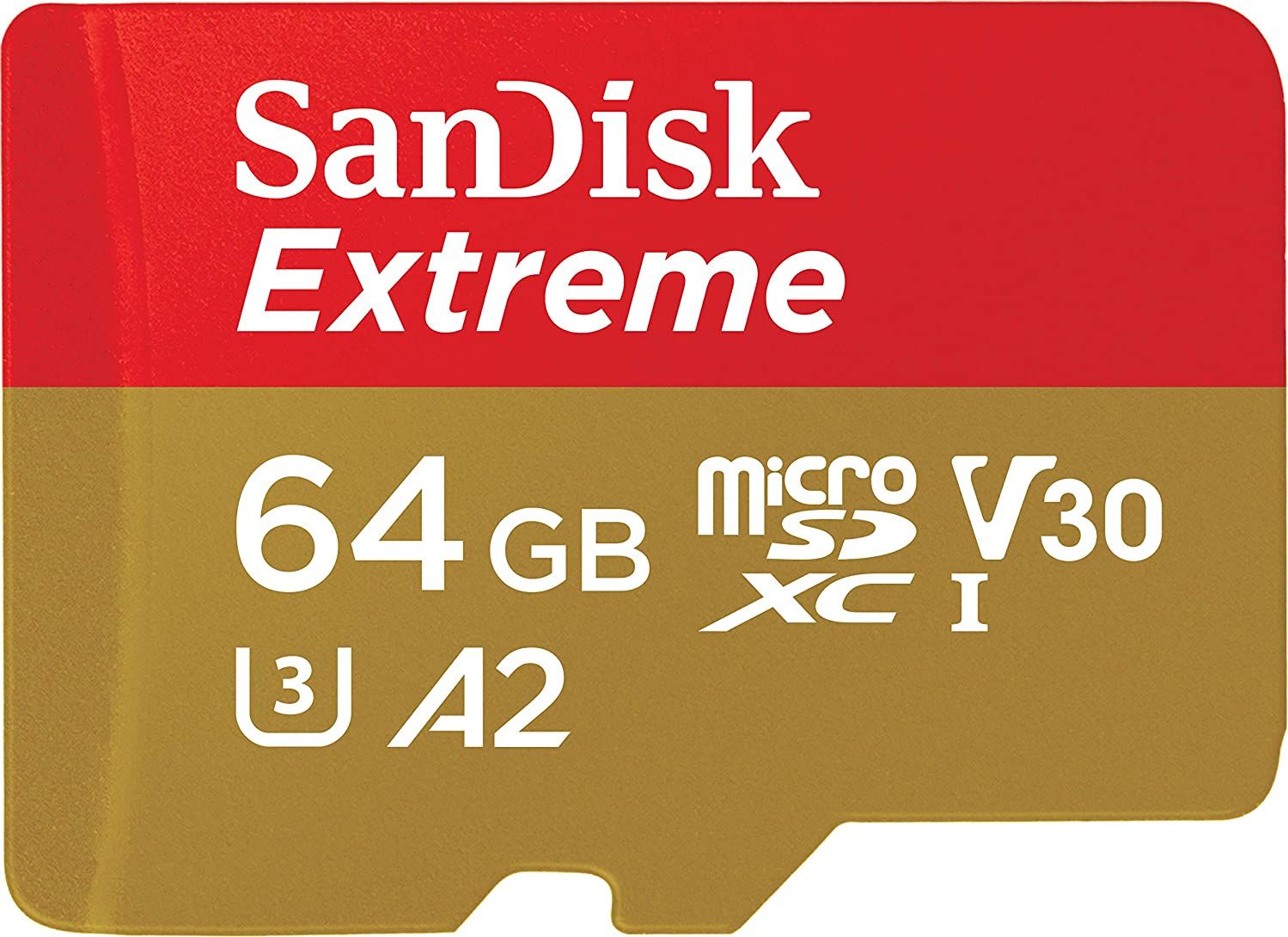 Kartë memorie SanDisk Extreme, 64GB, MicroSDXC UHS I, Class 10
