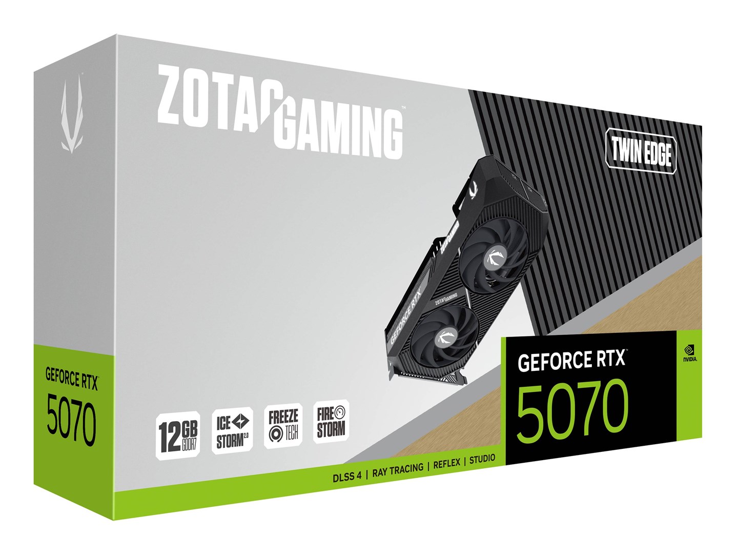 Kartelë grafike Zotac GAMING GeForce RTX 5070 Twin Edge NVIDIA, 12 GB GDDR7