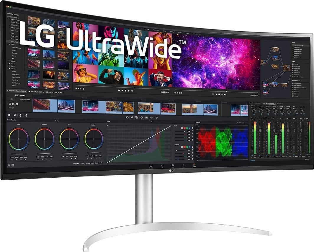 Monitor LG UltraWide 40WP95CP-W, 5K2K, 39.7", i bardhë