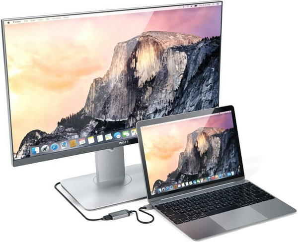 Përshtatës Satechi, USB-C në HDMI 4K, i hirtë