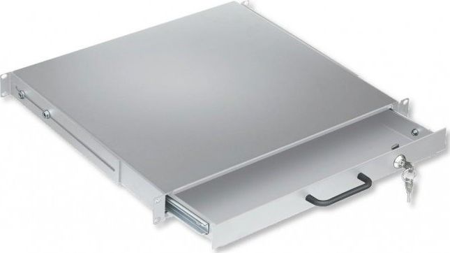 Sirtar për kabinet rack Intellinet 904384, 1U, 416 mm, gri